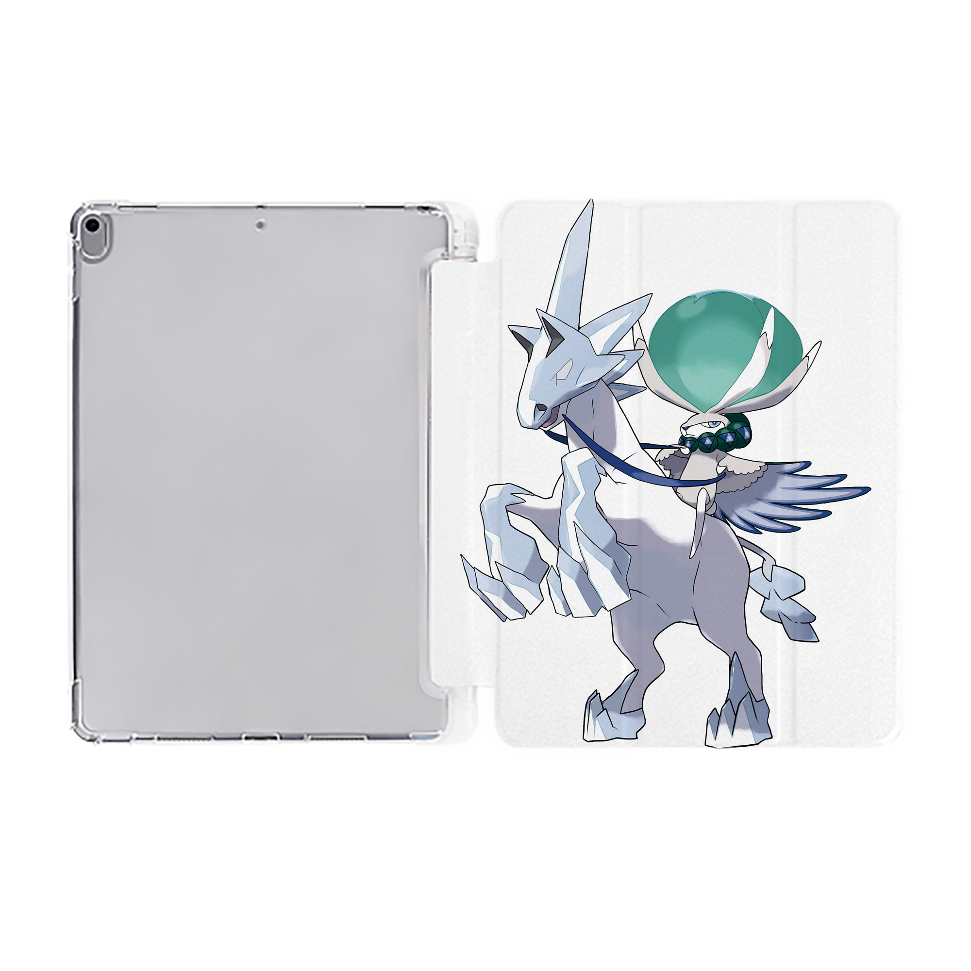 （画像用） ポケットモンスター Pokémon IPad ケース ペン収納付き 三つ折りスタンド PUレザー×シリコン 対応機種9.5/10.5/10.9インチ